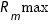 R_{m}max